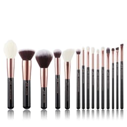 image-Jessup Makeup Brushes Set 6-25pcs Foundation Powder Eyeshadow Liner Brush Blending Highlighter Brocha Maquillaje RoseGold/Black