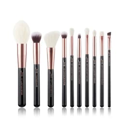 image-Jessup Makeup Brushes Set 6-25pcs Foundation Powder Eyeshadow Liner Brush Blending Highlighter Brocha Maquillaje RoseGold/Black