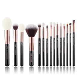 image-Jessup Makeup Brushes Set 6-25pcs Foundation Powder Eyeshadow Liner Brush Blending Highlighter Brocha Maquillaje RoseGold/Black