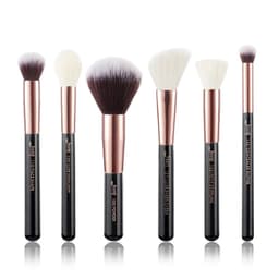 image-Jessup Makeup Brushes Set 6-25pcs Foundation Powder Eyeshadow Liner Brush Blending Highlighter Brocha Maquillaje RoseGold/Black