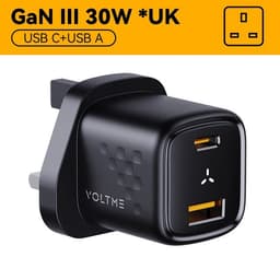 image-VOLTME GaN III 30W USB C Charger Quick Charge for iPhone 13/Pro/Pro Max/12 Galaxy Note for iPad Pro MacBook PD 30W Phone Charger