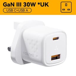 image-VOLTME GaN III 30W USB C Charger Quick Charge for iPhone 13/Pro/Pro Max/12 Galaxy Note for iPad Pro MacBook PD 30W Phone Charger