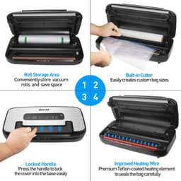 image-SEATAO VH5156 Save energ Food Vacuum Sealer Machine Automatic Commercial Household Food Vacuum Sealer Packaging retain freshness