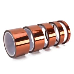image-3D Printer Parts High Temperature Resistant Heat BGA Kapton Polyimide Insulating Thermal Insulation Adhesive Tape