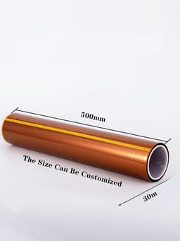 image-3D Printer Parts High Temperature Resistant Heat BGA Kapton Polyimide Insulating Thermal Insulation Adhesive Tape