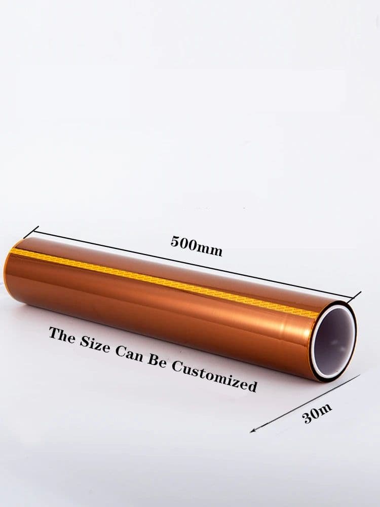image-3D Printer Parts High Temperature Resistant Heat BGA Kapton Polyimide Insulating Thermal Insulation Adhesive Tape