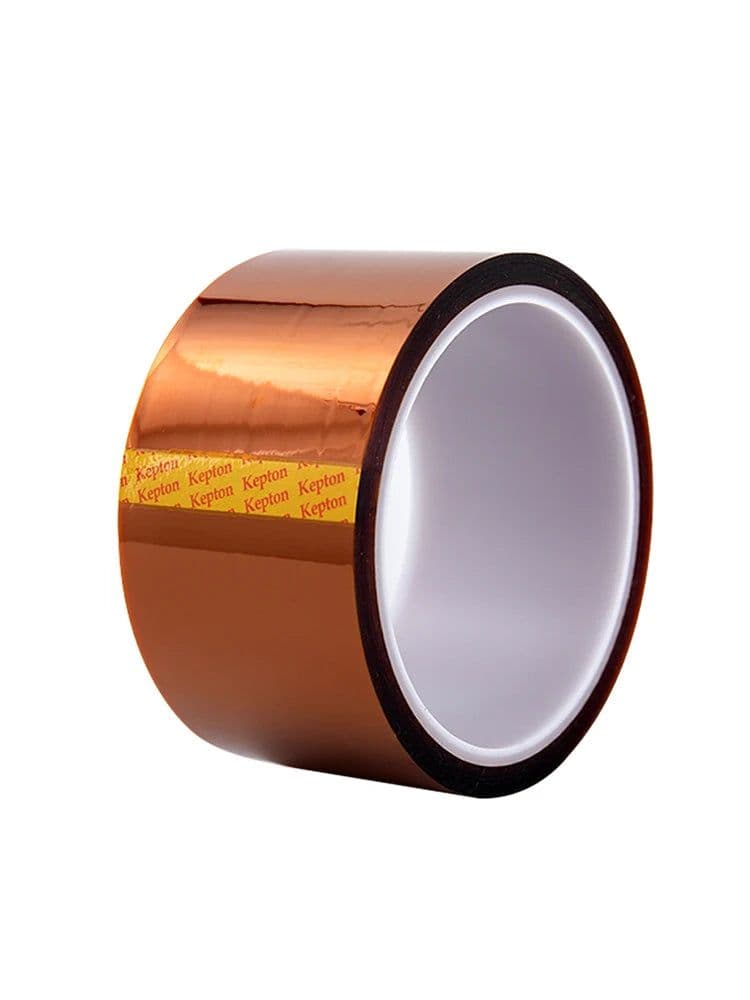 image-3D Printer Parts High Temperature Resistant Heat BGA Kapton Polyimide Insulating Thermal Insulation Adhesive Tape