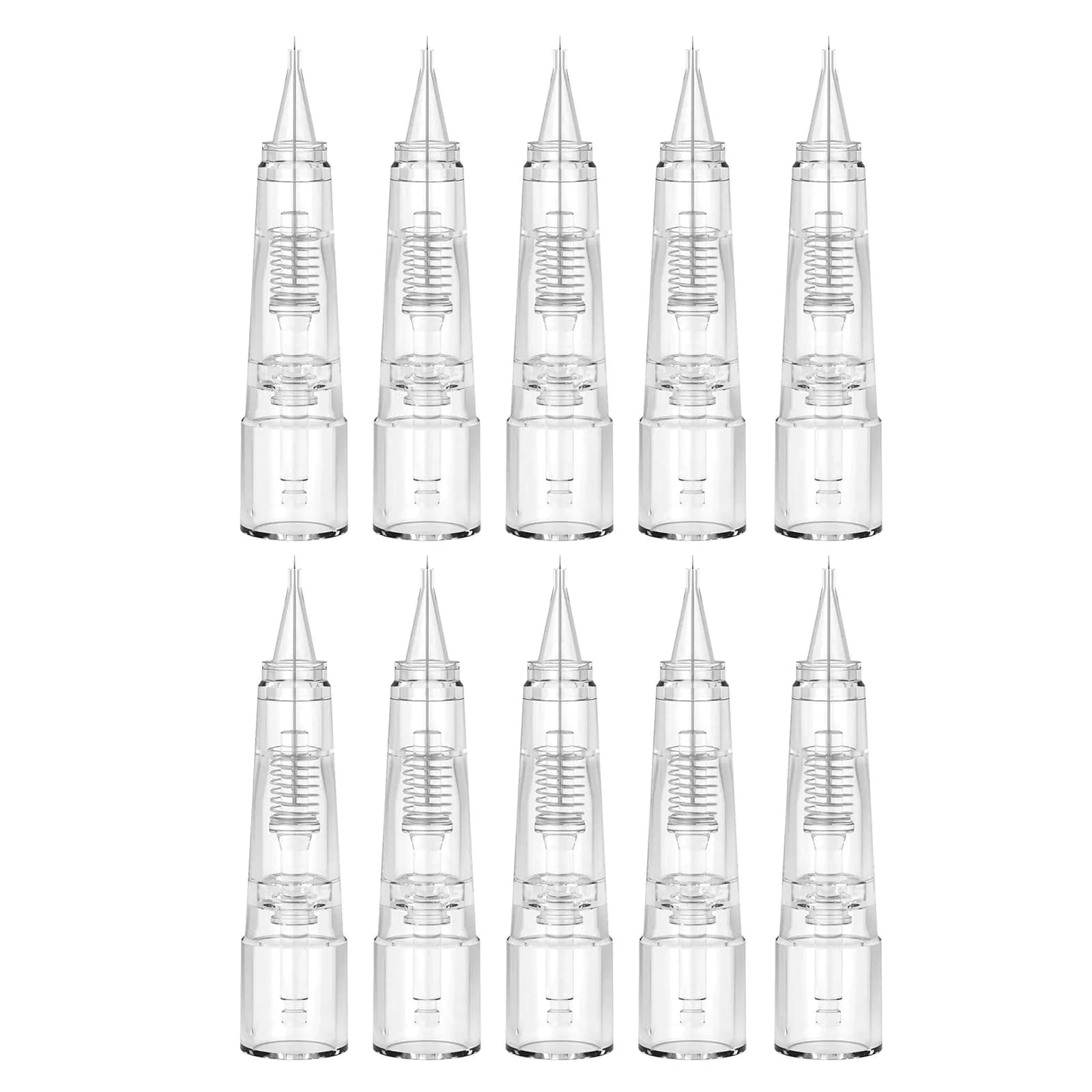 image-Biomaser Professional Permanent Makeup Cartridge Needles 1R/2R/3RL/5RL Disposable Sterilized Tattoo Pen Machine Needles Tips