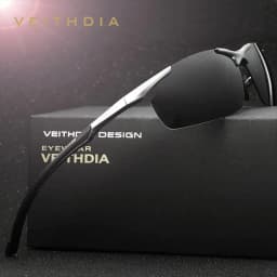 image-VEITHDIA Brand Designer Men's Sunglasses Aluminum Magnesium Polarized UV400 Sun Glasses Cycling Sports Male Outdoor Eyewear 6592