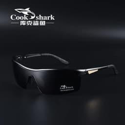 image-Cook shark 2021 new polarizing sunglasses men's driving glasses special trend color changing Sunglasses men's fishing glasses