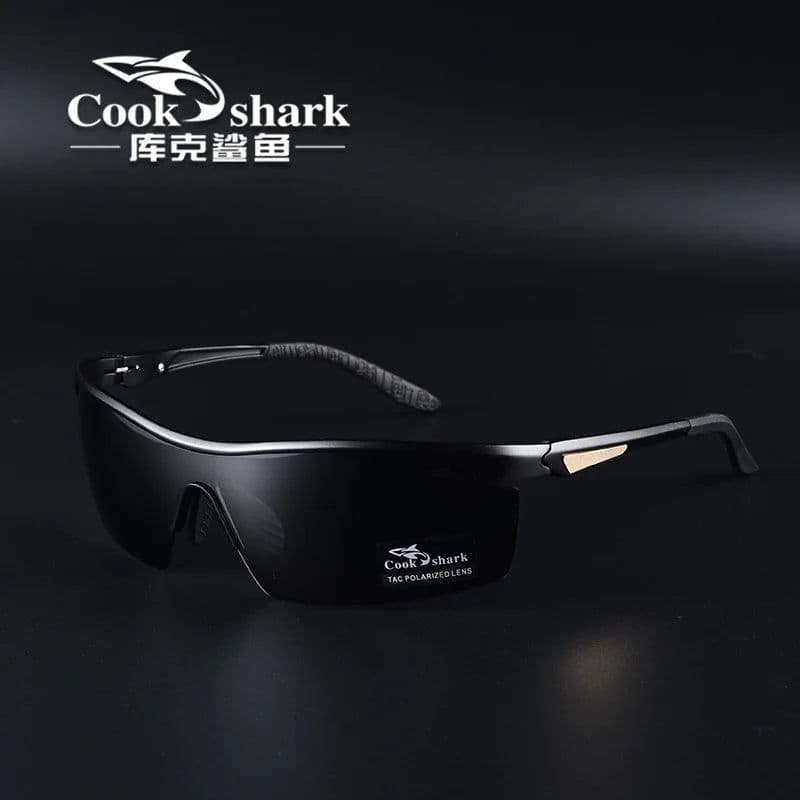 image-Cook shark 2021 new polarizing sunglasses men's driving glasses special trend color changing Sunglasses men's fishing glasses
