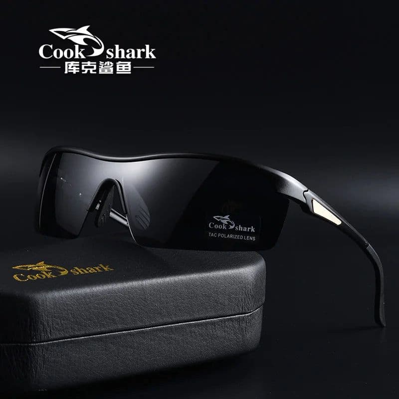 image-Cook shark 2021 new polarizing sunglasses men's driving glasses special trend color changing Sunglasses men's fishing glasses