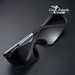 image-Cook shark 2021 new polarizing sunglasses men's driving glasses special trend color changing Sunglasses men's fishing glasses