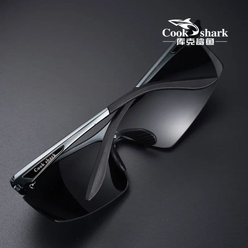 image-Cook shark 2021 new polarizing sunglasses men's driving glasses special trend color changing Sunglasses men's fishing glasses