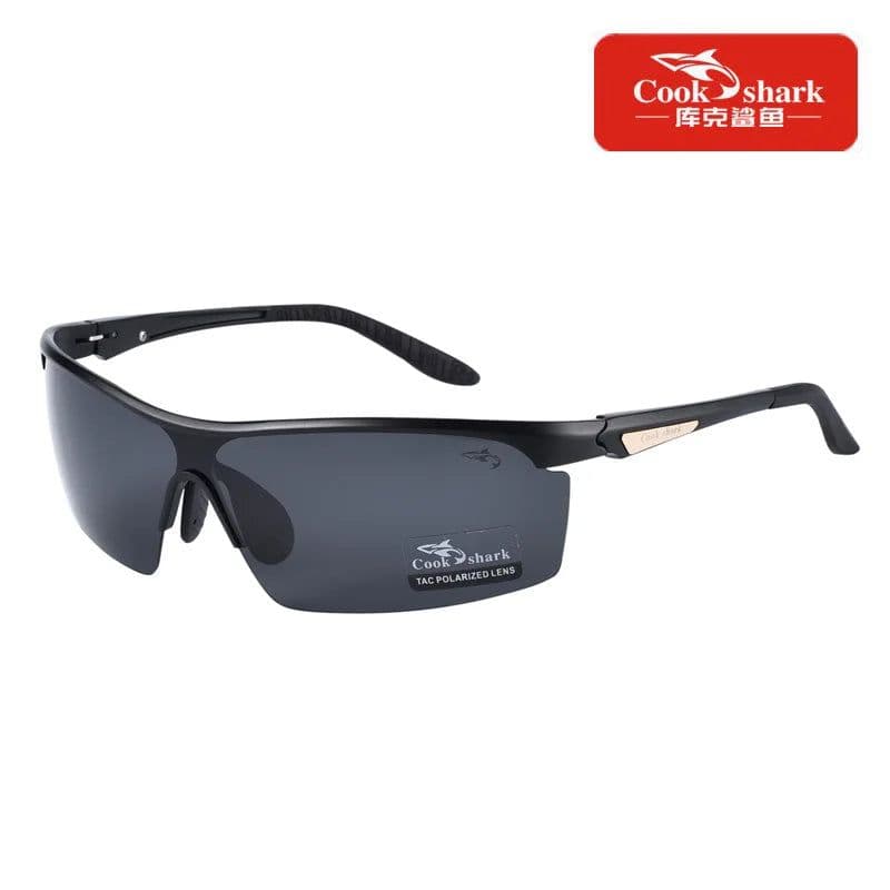 image-Cook shark 2021 new polarizing sunglasses men's driving glasses special trend color changing Sunglasses men's fishing glasses