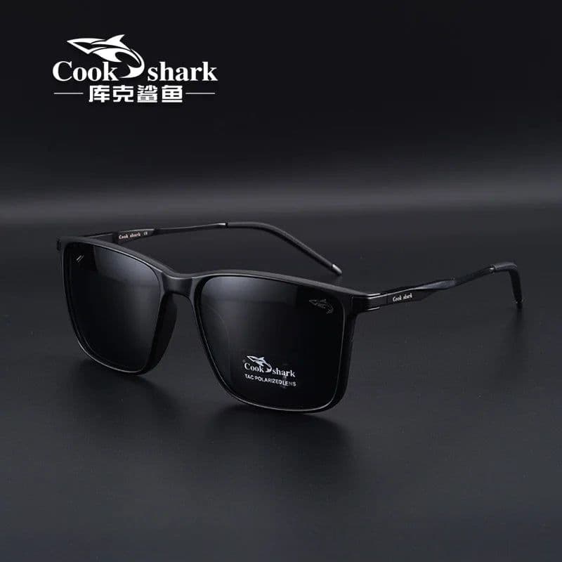 image-Cook Shark polarized sunglasses men's sunglasses women's UV protection driving special color-changing glasses trend personality