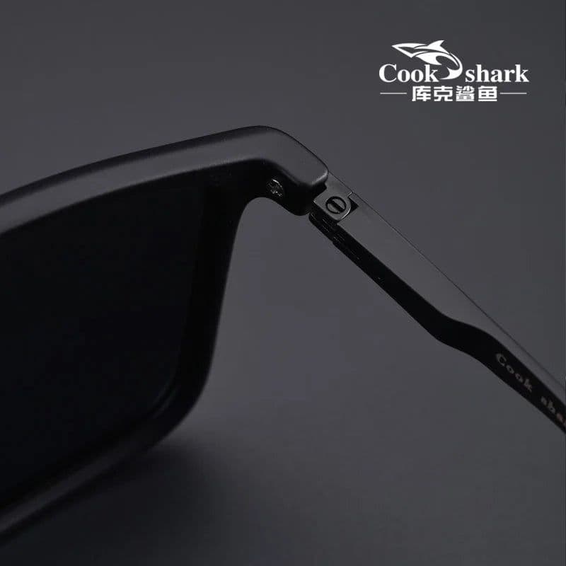 image-Cook Shark polarized sunglasses men's sunglasses women's UV protection driving special color-changing glasses trend personality