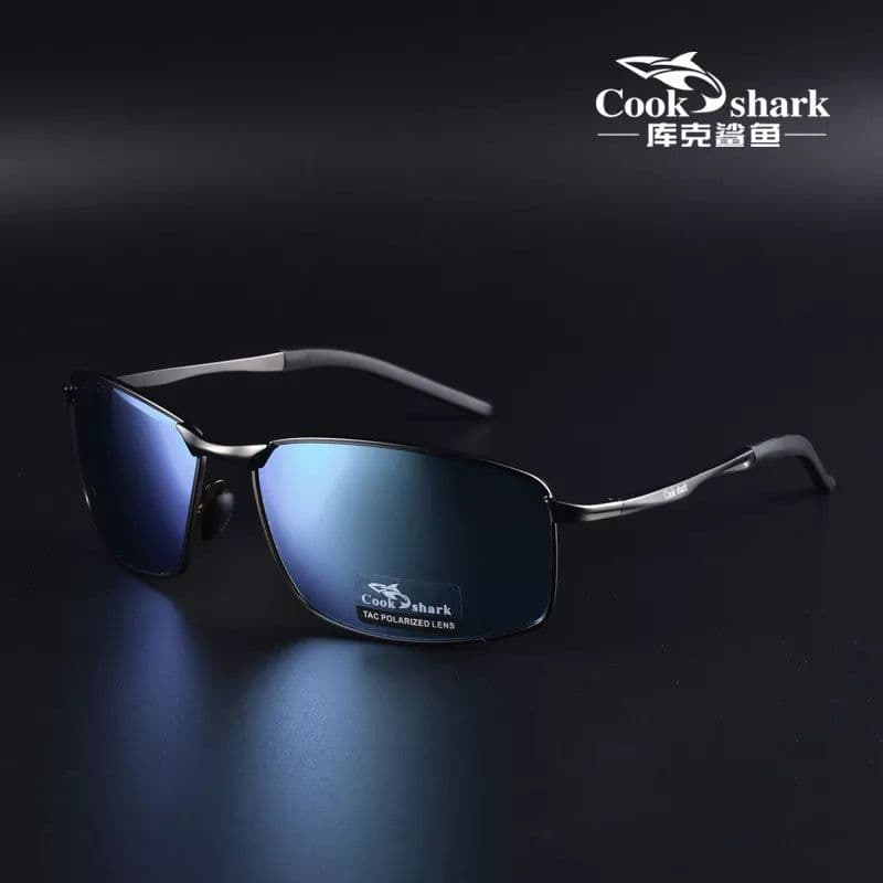 image-Cook Shark Polarized Sunglasses Men's Drivers Driving Glasses Trend Sunglasses Men's UV Protection Men's Glasses