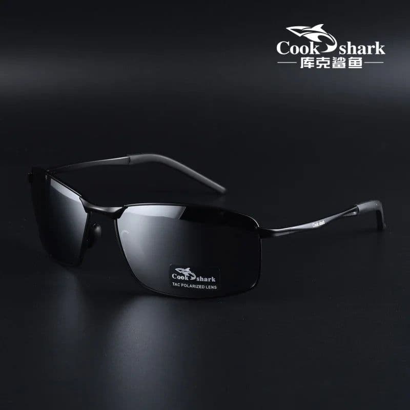 image-Cook Shark Polarized Sunglasses Men's Drivers Driving Glasses Trend Sunglasses Men's UV Protection Men's Glasses