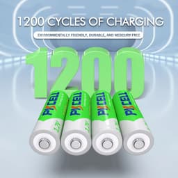image-8PCS 2200mAh AA Rechargeable Battery 1.2V NIMH 2A AA Pre-charged LSD Batteries and 2PC Battery box for clock microphone LED