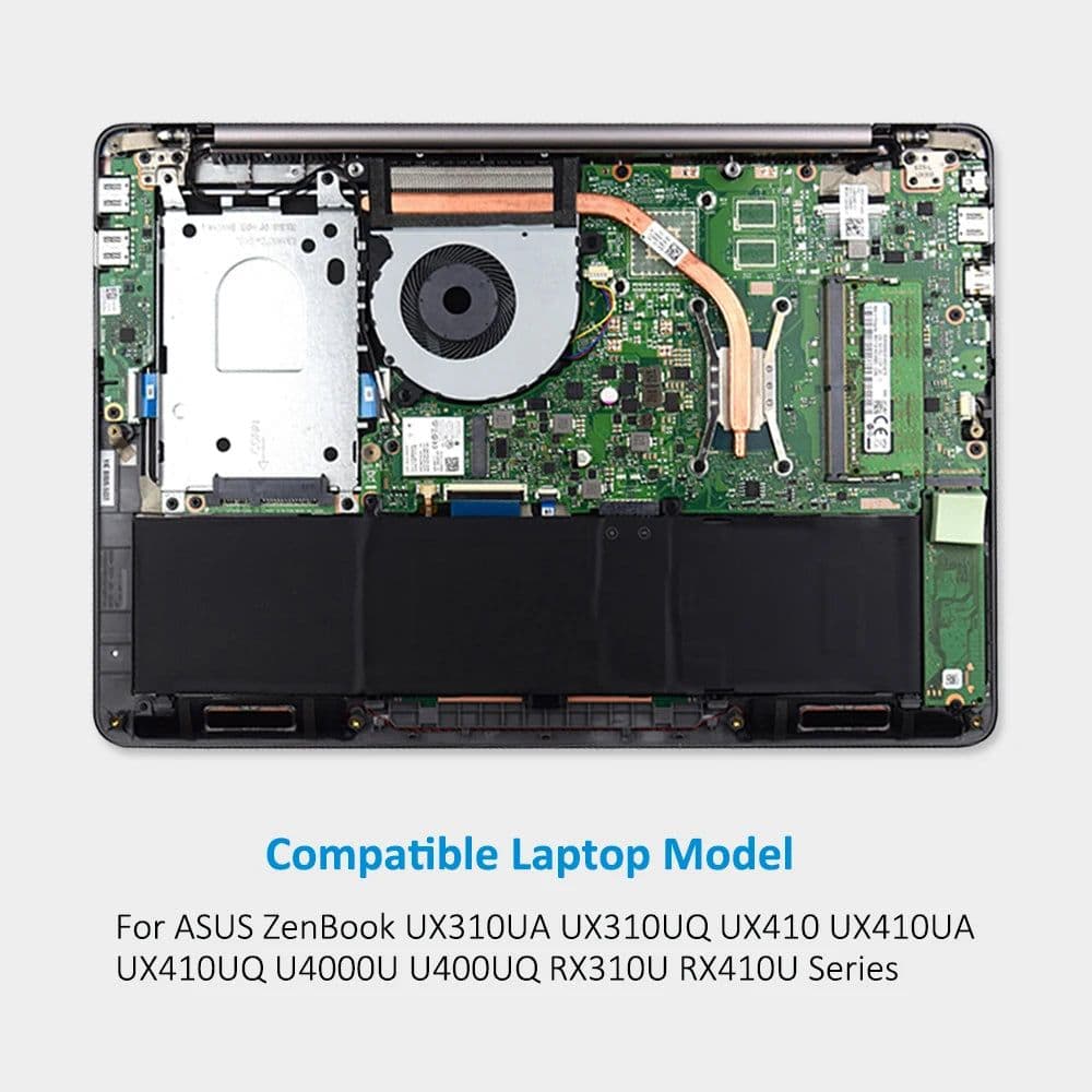 image-KingSener B31N1535 Laptop Battery For ASUS ZenBook UX310 UX310UA UX310UQ UX410 UX410U UX410UA UX410UQ U4000U U400UQ RX310U 48WH