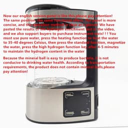 image-100-240V 2L Electric Hydrogen Rich Water Kettle Water Ionizer Machine Water filter Drink Hydrogen Water Generator