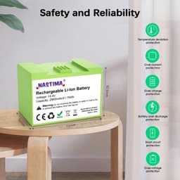 image-I7 14.4V 2900mAh i7 Battery Replacement for iRobot Roomba e and i Series i7+ e5 7150 7550 i3 3150 i3+ 3550 i4 4150 i4+ 4624864