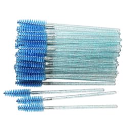 image-50 pcs Cosmetic Eyelash Brush Crystal Mascara Wands Applicator Diamond Eyelashes brushes Disposable Make Up brushes Tools