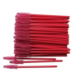 image-50 pcs Cosmetic Eyelash Brush Crystal Mascara Wands Applicator Diamond Eyelashes brushes Disposable Make Up brushes Tools