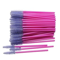 image-50 pcs Cosmetic Eyelash Brush Crystal Mascara Wands Applicator Diamond Eyelashes brushes Disposable Make Up brushes Tools