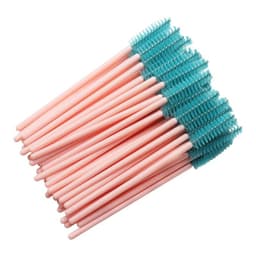 image-50 pcs Cosmetic Eyelash Brush Crystal Mascara Wands Applicator Diamond Eyelashes brushes Disposable Make Up brushes Tools