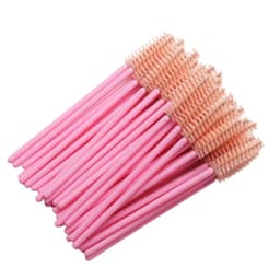 image-50 pcs Cosmetic Eyelash Brush Crystal Mascara Wands Applicator Diamond Eyelashes brushes Disposable Make Up brushes Tools