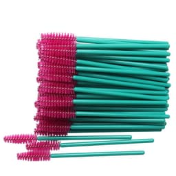 image-50 pcs Cosmetic Eyelash Brush Crystal Mascara Wands Applicator Diamond Eyelashes brushes Disposable Make Up brushes Tools
