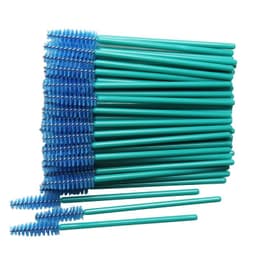 image-50 pcs Cosmetic Eyelash Brush Crystal Mascara Wands Applicator Diamond Eyelashes brushes Disposable Make Up brushes Tools
