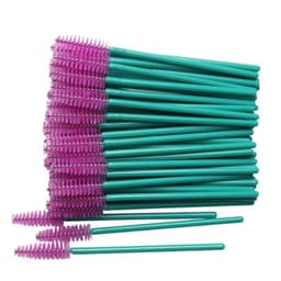 image-50 pcs Cosmetic Eyelash Brush Crystal Mascara Wands Applicator Diamond Eyelashes brushes Disposable Make Up brushes Tools
