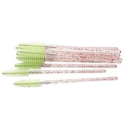 image-50 pcs Cosmetic Eyelash Brush Crystal Mascara Wands Applicator Diamond Eyelashes brushes Disposable Make Up brushes Tools