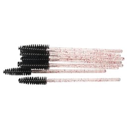 image-50 pcs Cosmetic Eyelash Brush Crystal Mascara Wands Applicator Diamond Eyelashes brushes Disposable Make Up brushes Tools