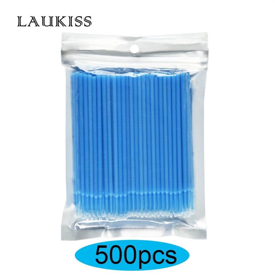 image-Eyelash Brushes Disposable Eyebrow Eyelash Spoolies Mascara Wands Applicator for Eyelash Extension Makeup Tool 50/100/300/500pcs