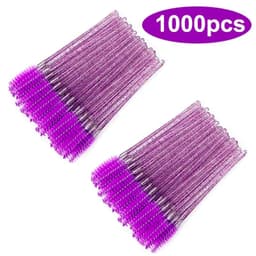 image-Wholesale Eyelash Brush Mascara Wands Wholesale Spoolies Eyebrow Lash Cleaning Brushes Applicator Makeup Tools 50/1000/2000pcs
