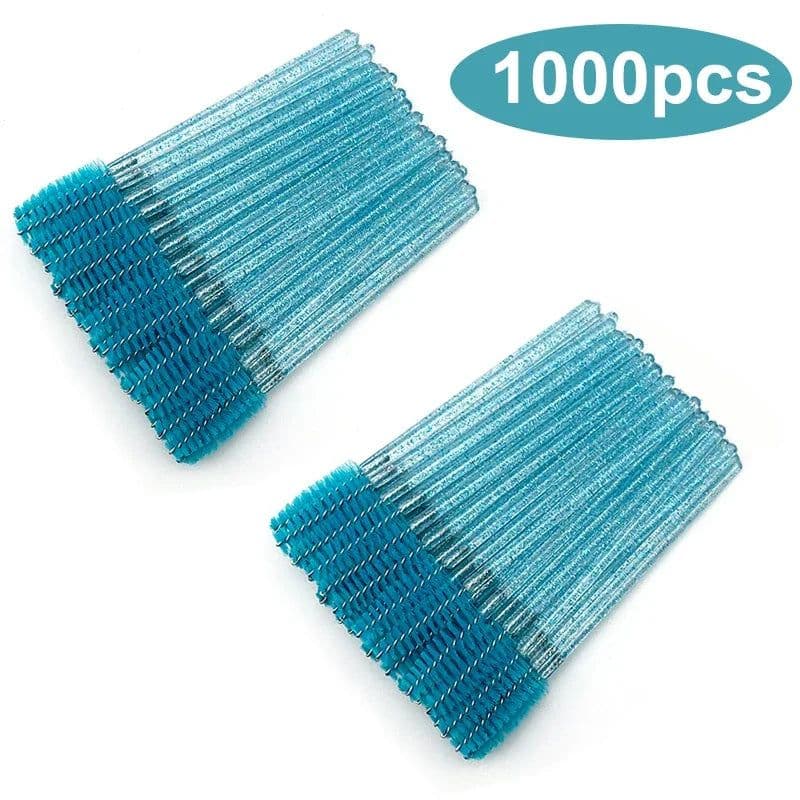 image-Wholesale Eyelash Brush Mascara Wands Wholesale Spoolies Eyebrow Lash Cleaning Brushes Applicator Makeup Tools 50/1000/2000pcs