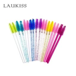 image-Wholesale Eyelash Brush Mascara Wands Wholesale Spoolies Eyebrow Lash Cleaning Brushes Applicator Makeup Tools 50/1000/2000pcs