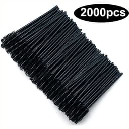 image-Wholesale Eyelash Brush Mascara Wands Wholesale Spoolies Eyebrow Lash Cleaning Brushes Applicator Makeup Tools 50/1000/2000pcs