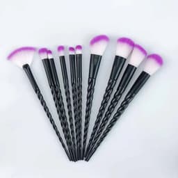 image-Unicorn Makeup Brushes Sets Maquiagem Foundation Powder Cosmetic Blush Eyeshadow Women Beauty Glitter Make Up Brush Tools