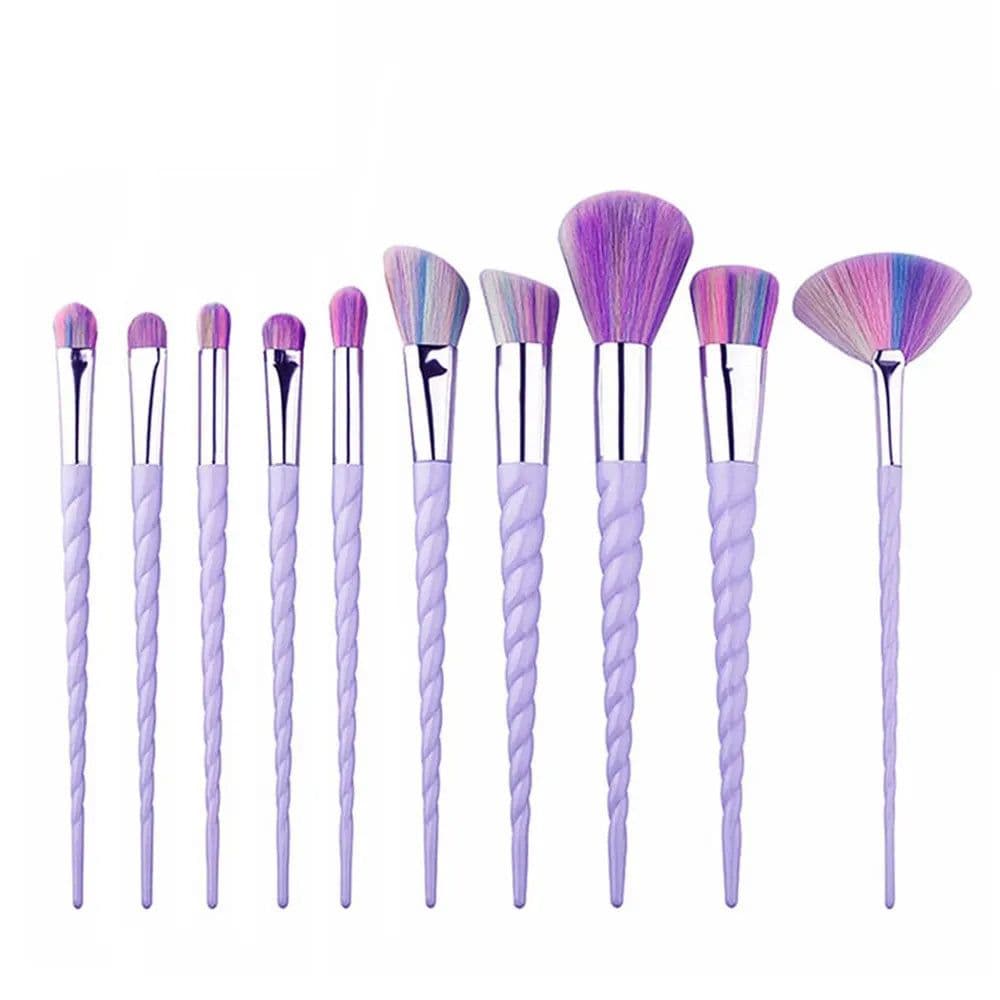 image-Unicorn Makeup Brushes Sets Maquiagem Foundation Powder Cosmetic Blush Eyeshadow Women Beauty Glitter Make Up Brush Tools