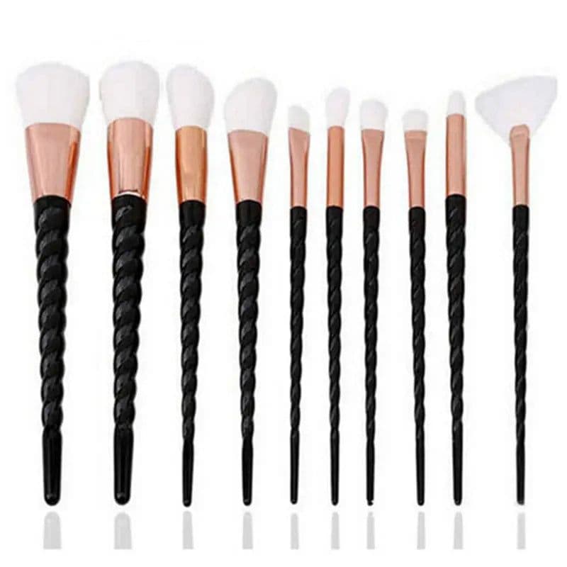 image-Unicorn Makeup Brushes Sets Maquiagem Foundation Powder Cosmetic Blush Eyeshadow Women Beauty Glitter Make Up Brush Tools