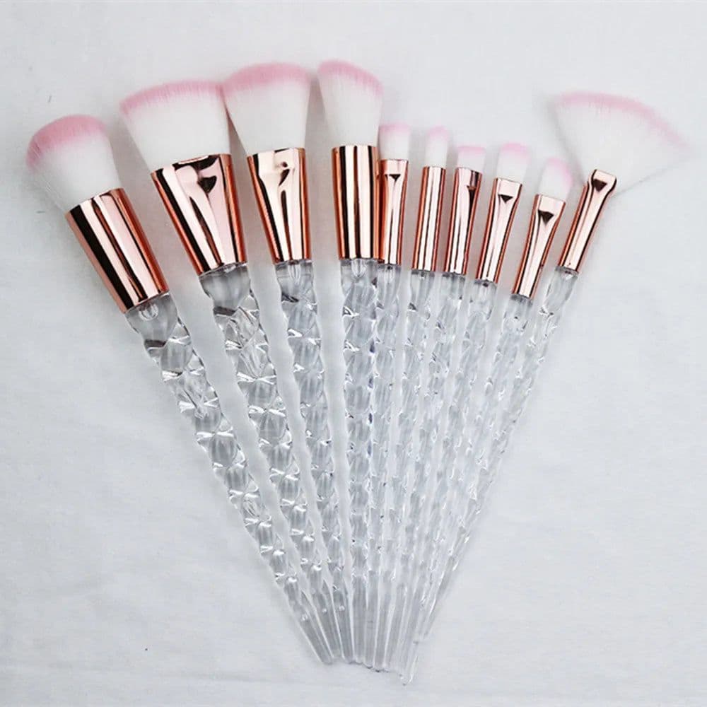 image-Unicorn Makeup Brushes Sets Maquiagem Foundation Powder Cosmetic Blush Eyeshadow Women Beauty Glitter Make Up Brush Tools