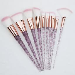 image-Unicorn Makeup Brushes Sets Maquiagem Foundation Powder Cosmetic Blush Eyeshadow Women Beauty Glitter Make Up Brush Tools