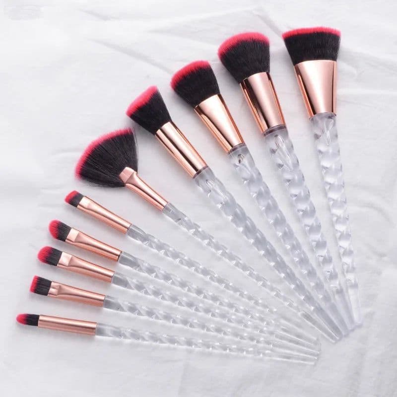 image-Unicorn Makeup Brushes Sets Maquiagem Foundation Powder Cosmetic Blush Eyeshadow Women Beauty Glitter Make Up Brush Tools