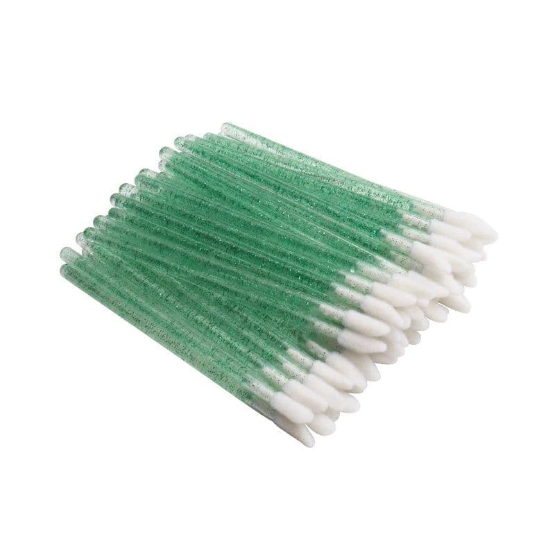 image-50 pcs Crystal Mascara Wands Applicator Diamond Disposable Lip brushes Cosmetic Eyelash Brush women Make Up brushes Tools