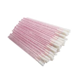 image-50 pcs Crystal Mascara Wands Applicator Diamond Disposable Lip brushes Cosmetic Eyelash Brush women Make Up brushes Tools